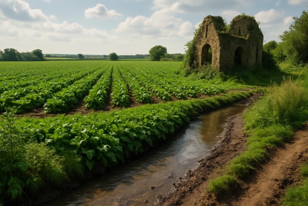 découvrez les droits, risques et opportunités liés à un terrain agricole avec ruine et ruisseau. guide complet pour bien gérer et valoriser votre propriété agricole.